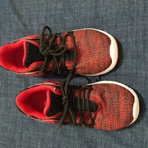 Boys sneakers, size 1, red